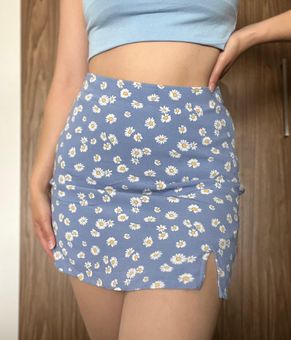 PacSun White Floral Ultra High Waisted Flare Pants