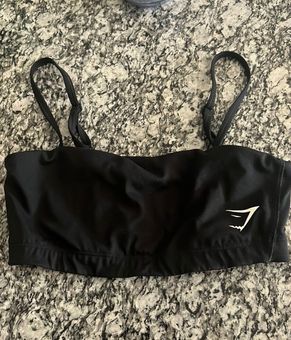 Gymshark Bandeau Sports Bra - Black