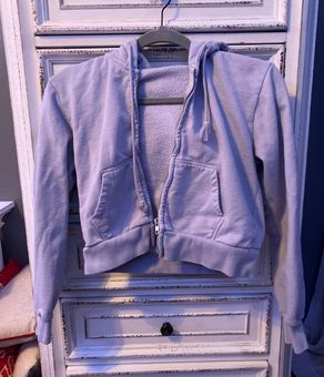 Brandy Melville Crystal Jacket Purple 