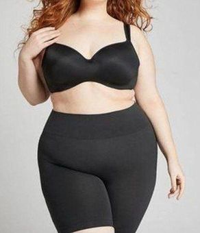 Cacique The Slimmer High Waist Short Black Seamless Slimming Waist