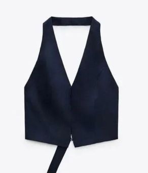 ZARA Halter Halter Tops & Blouses