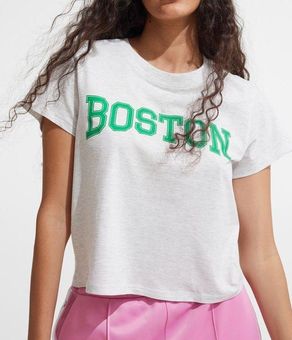 H&M Boston Graphic Tee Tan Size M - $15 - From Sydnee