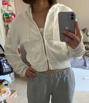 White crystal hoodie hot sale