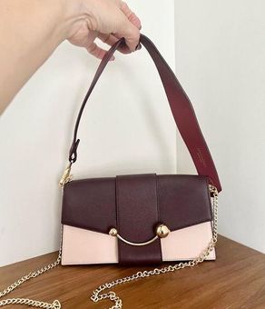 Shop Strathberry Crescent Leather Shoulder Bag