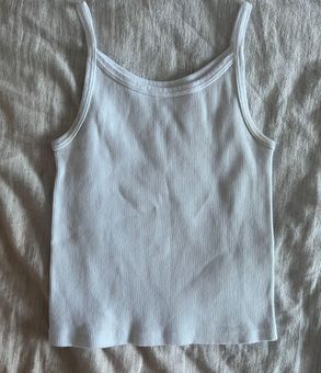 brandy melville white tank top