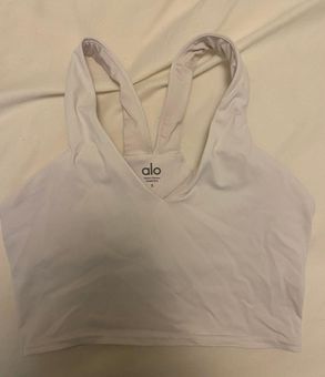 Alo Yoga, Real Bra Tank - White