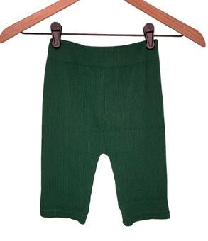 ZARA NWT Limitless Contour Collection Seamless Ribbed Biker Shorts Forest  Green Size XS - $24 New With Tags - From Lia