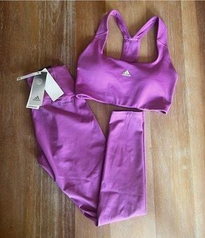 adidas Optime Luxe 7/8 Leggings - Purple