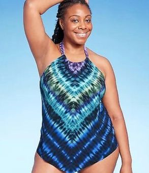 Aqua Green Womens One-Piece Swimsuits in Womens Swimsuits