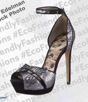 Sam Edelman Paisley Sequin Ankle Wrap Sandal Size undefined