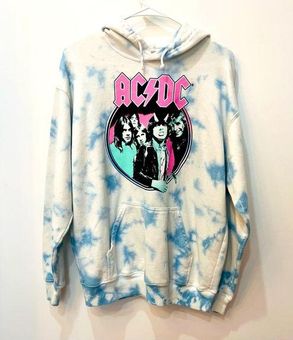 Blue Cloud Tie Dye Hoodie