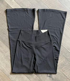 Aerie OFFLINE By Real Me Double Crossover Flare Legging Black