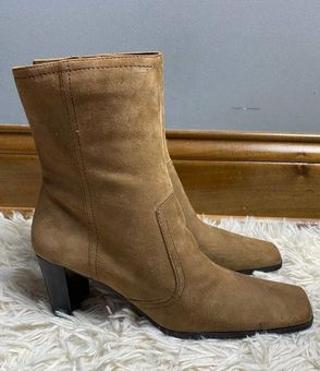 nine west square toe boots