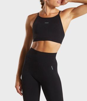 Gymshark Flex Strappy Sports Bra in Black Size XS - $26 - From May