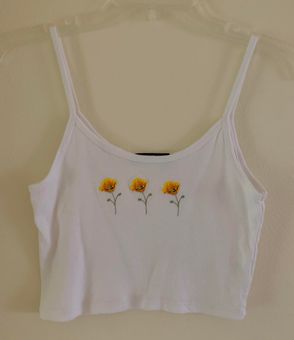 Brandy Melville White Tie Front Top - $19 (17% Off Retail) - From