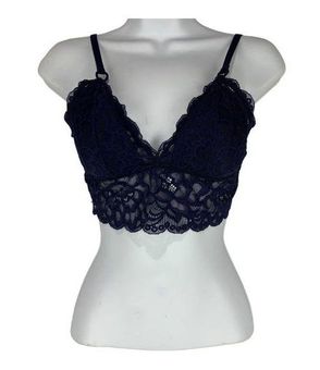 Aerie Women's New Blooms Lace Padded Triangle Bralette Size Small - $23 -  From Brian