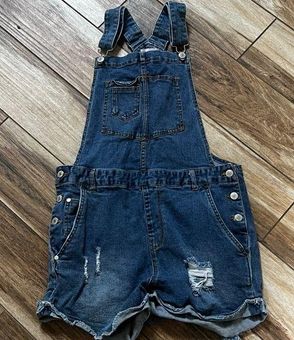 Love Tree blue denim overall shorts Size M - $17 - From Erika