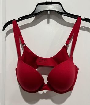 Spanx Spank Pillow Cup Bra, Sz 34D Red - $50 - From Chandra