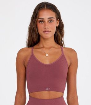 SET Active, Tops, Sculptflex Ribbed V Bra