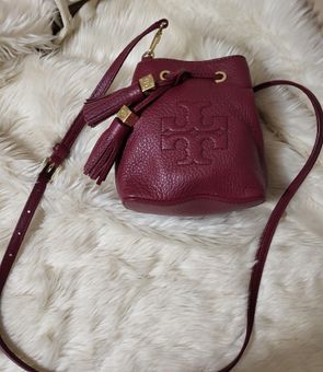 Tory Burch Thea Mini Satchel - Brown Mini Bags, Handbags