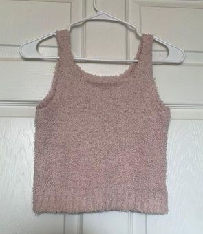 SKIMS cozy knit Tank top Pink Size M - $23 - From Middle