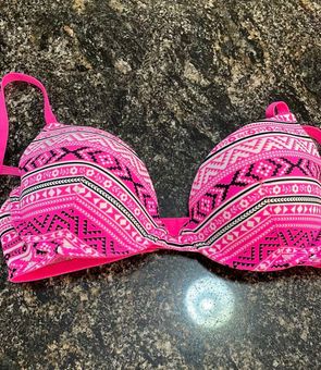 Flirtitude Aztec printed push-up bra, size 34B Pink - $8 - From Holly