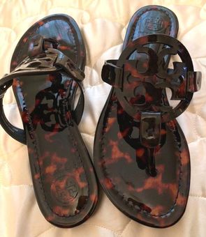 Cheetah print tory sales burch sandals