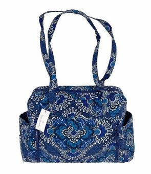 Vera Bradley Baby Bag, Blue Tapestry, Blue, white - $86 New With