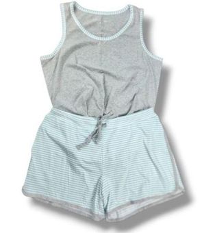 Carole Hochman Women’s Light Blue & Grey 4 Piece Pyjama Set / Various Sizes