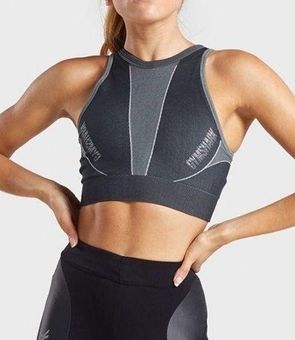 Gymshark Turbo Seamless High Neck Sports Bra Size M - $13 - From