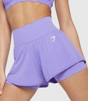 Gym Shark VITAL SEAMLESS 2.0 2-IN-1 SHORTS Purple Size XS - $27 (32% Off  Retail) - From Delaney