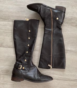 Michael Kors Studded Espresso Riding Boots  Brown - $32 - From Jennifer