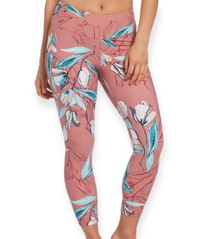 Calia by Carrie Underwood Pink Floral Energize 7/8 Active Leggings