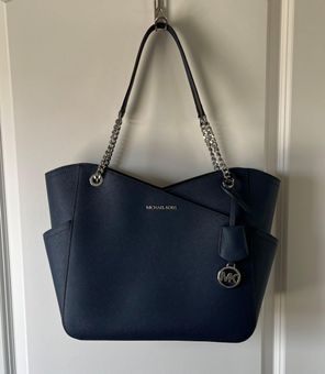 Michael Kors MICHAEL Jet Set Large Saffiano Leather Tote Bag Blue - $85  (84% Off Retail) New With Tags - From Alyssa