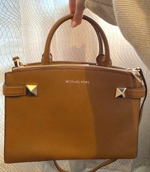 Michael Kors Karla Small Leather Satchel