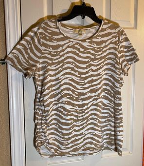 Michael kors t hot sale shirt womens brown