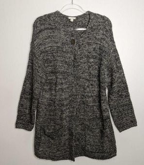 J. Jill Wool Blend One Button Cardigan Sweater Size Medium –