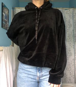 black velvet hoodie