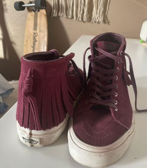 vans fringe high tops