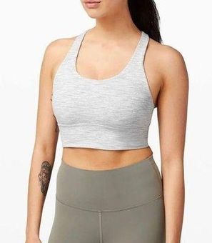 Lululemon Invigorate Bra Long Line size 4 Gray - $39 (32% Off