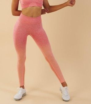 Gymshark Ombré Seamless Leggings in Peach Coral - $26 (59% Off Retail) -  From Hana