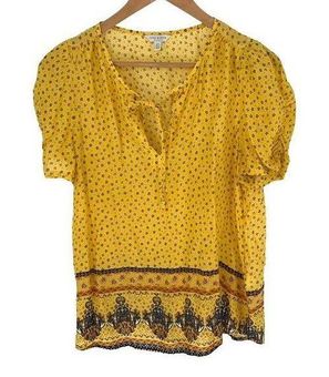 Lucky Brand Women's Yellow Tops