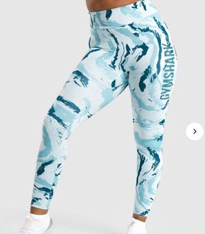 Gymshark Gymshake Gs Power Leggings Blue - $30 (40% Off Retail