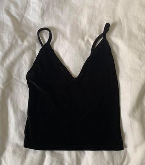 Brandy Melville Black Velvet Tank Top - $11 (38% Off Retail) - From Leah