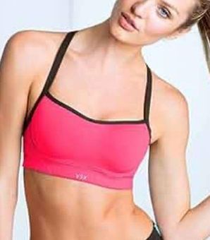 VICTORIA SECRET VSX SPORTS BRA Size 32B Pink & Black