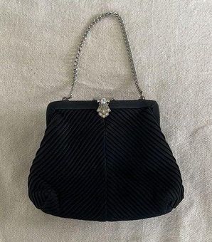 Julius Resnick‎ JR Black Peau de Soie Vintage Handbag with Satin Change … -  $17 - From Rebecca