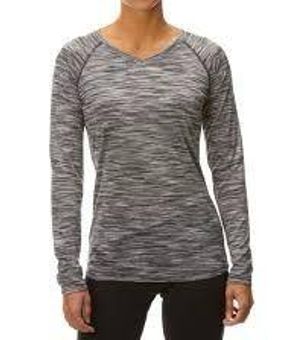 RBX Space Dye V Neck Long Sleeve Athletic Top Black Size 2X - $20 (62% Off  Retail) New With Tags - From Valerie