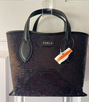 Furla Era Leather Tote in Brown