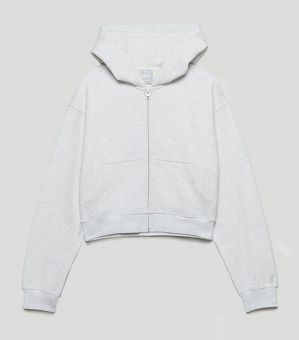 Cozy Fleece Boyfriend Boxy Zip Sweatshirt