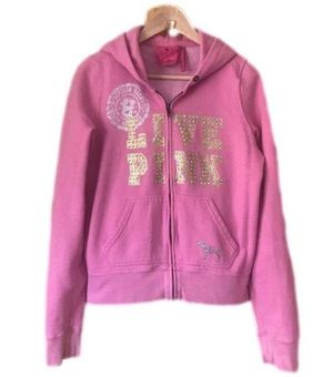 PINK - Victoria's Secret Vintage My Favorite Sweats Live Pink Bling hoodie  size M Size M - $35 - From dejavuapparel